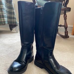 Tommy Hilfiger Black Leather Boots